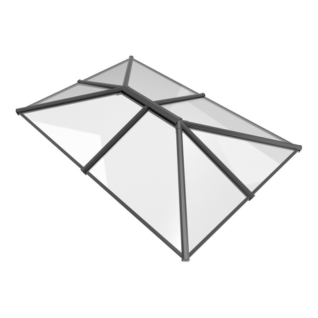 2500 x 2750 mm Stratus Aluminium Roof Lantern Style 4 (Traditional).