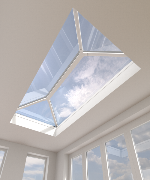 1000 x 1200 mm Stratus Aluminium Roof Lantern Style 1 (Contemporary).
