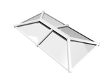 800 x 1500 mm Stratus Aluminium Roof Lantern Style 2 (Traditional).