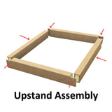 750 x 2000 mm Insulated Upstand for Roof Lantern.