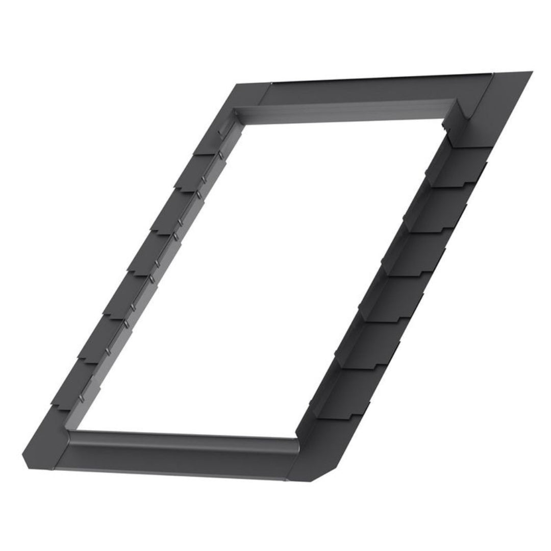66x140 cm VELUX Pro EDL FK08 1000 Leisteen lood met isolatie | Grijze aluminium afwerking