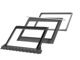 188x118 cm VELUX Pro+ EDWS FFKF06 2000 Tile Flashing with Insulation | Grey Aluminium Finish.