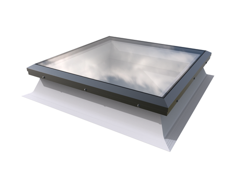 600 x 1200 mm Brett Martin Manual Opening Flat Roof Skylight.