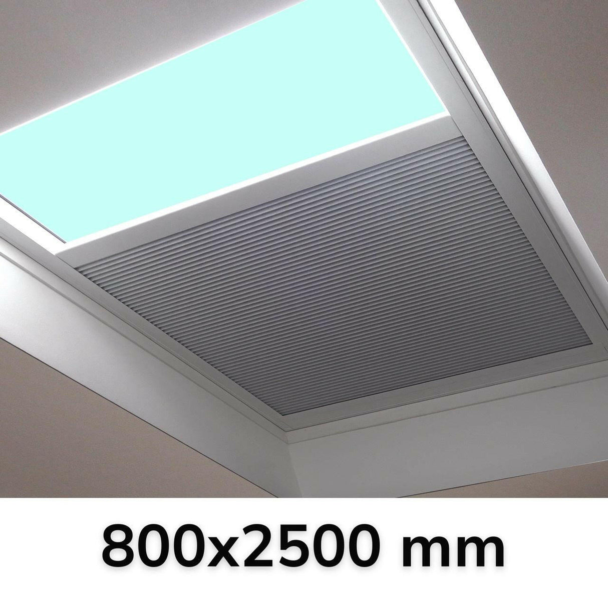 800 x 2500 mm LD Electric Blinds for Flat / Pitched Roof Skylights & Roof Lanterns.