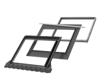 127x140 cm VELUX Pro+ EDWS FFK08 2000 Tile Flashing with Insulation | Grey Aluminium Finish.
