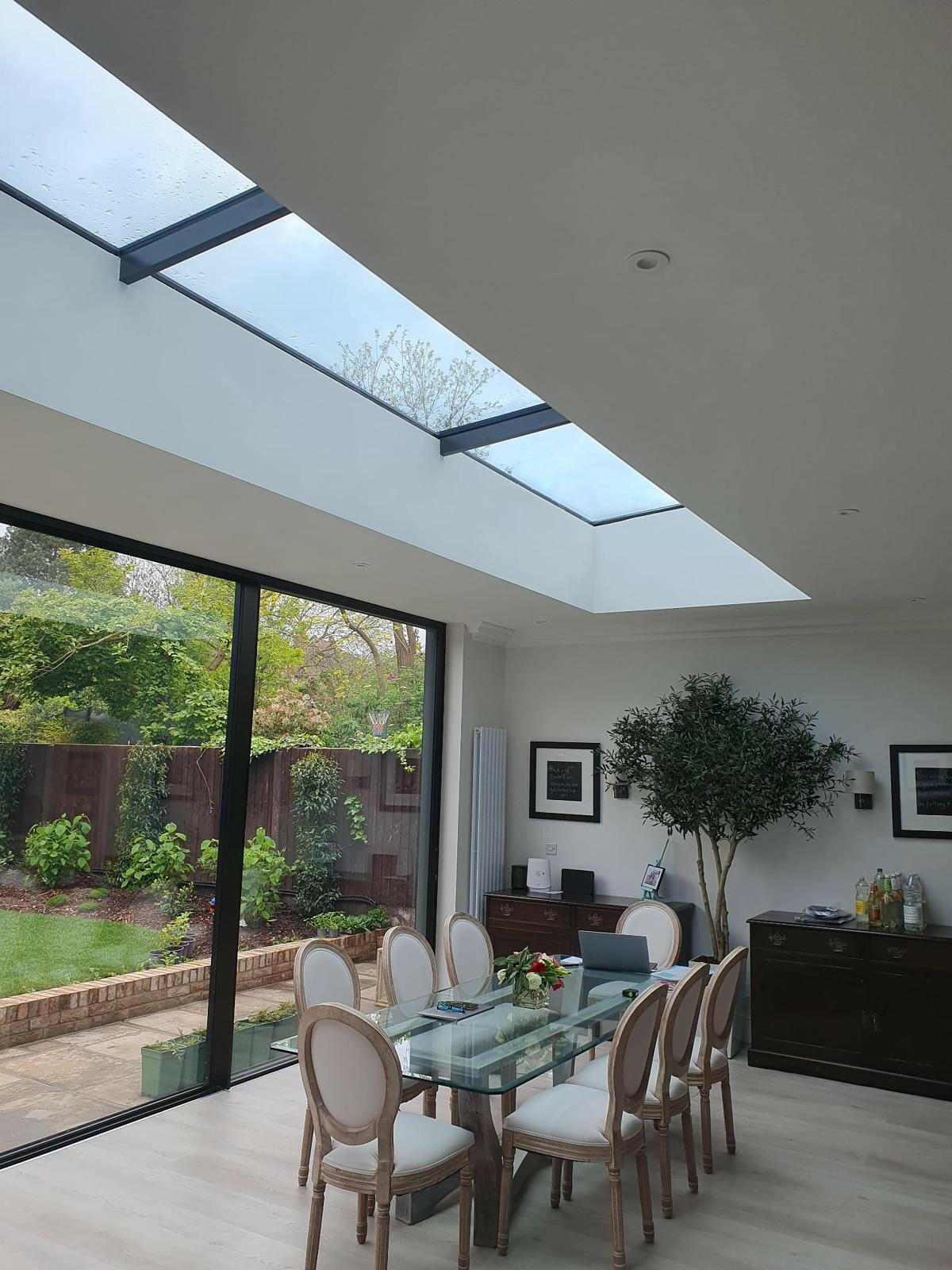 Custom Size Frameless Modular Skylights (Flat / Pitched Roof).