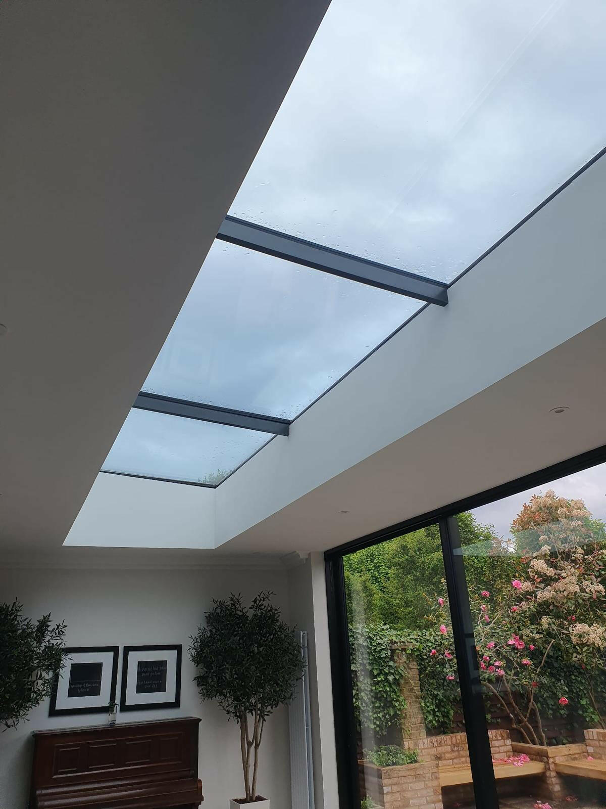 Custom Size Frameless Modular Skylights (Flat / Pitched Roof).