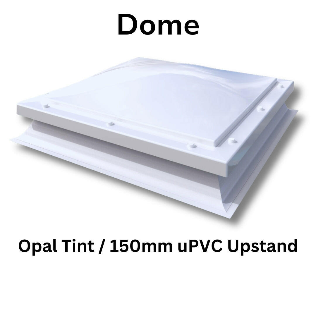 450 x 450 mm Polycarbonate Fixed Dome Rooflight by Mardome Trade.