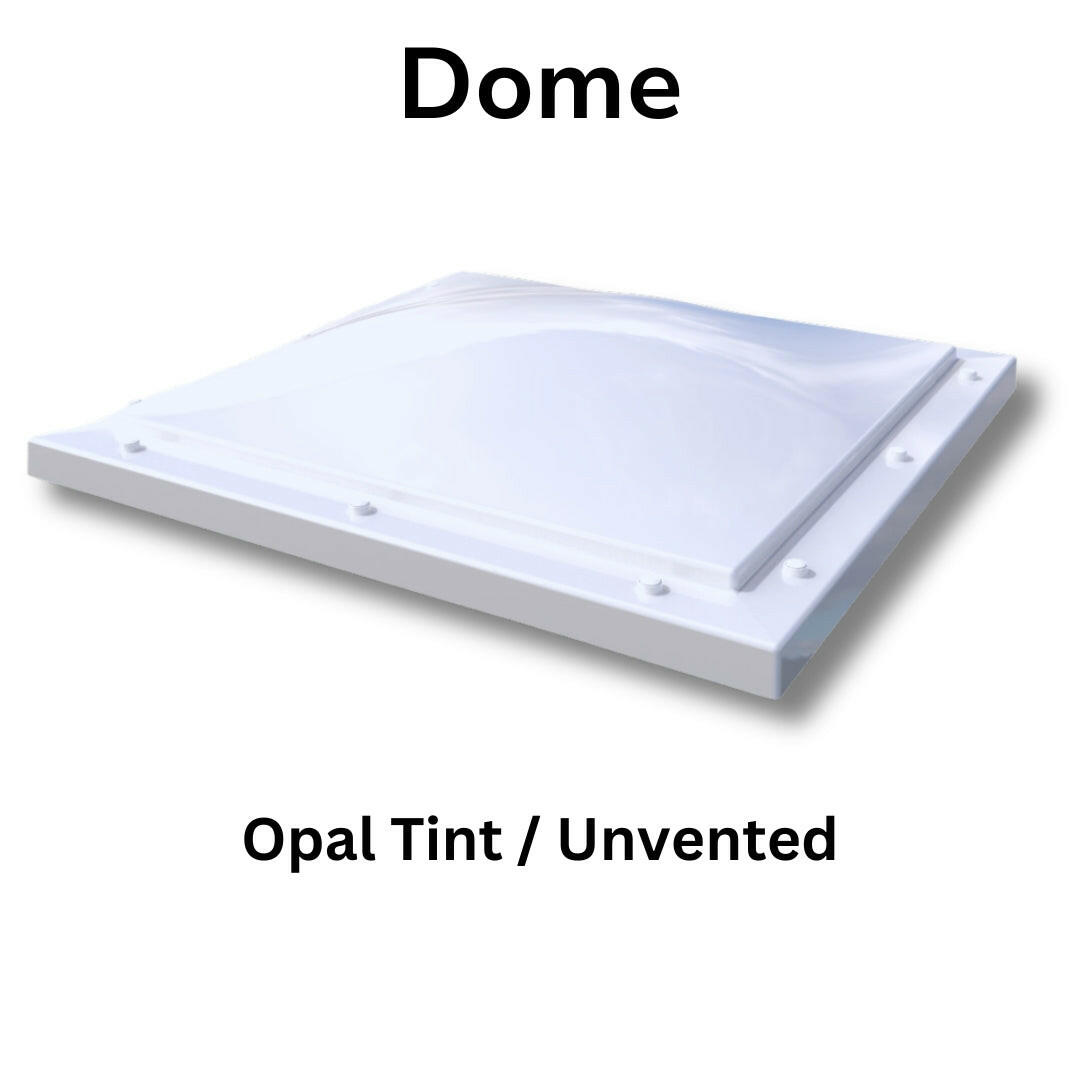 450 x 450 mm Polycarbonate Fixed Dome Rooflight by Mardome Trade.