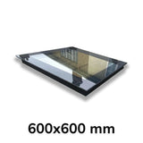 600 x 600 mm LD Frameless Triple Glazed Flat Roof Skylight.