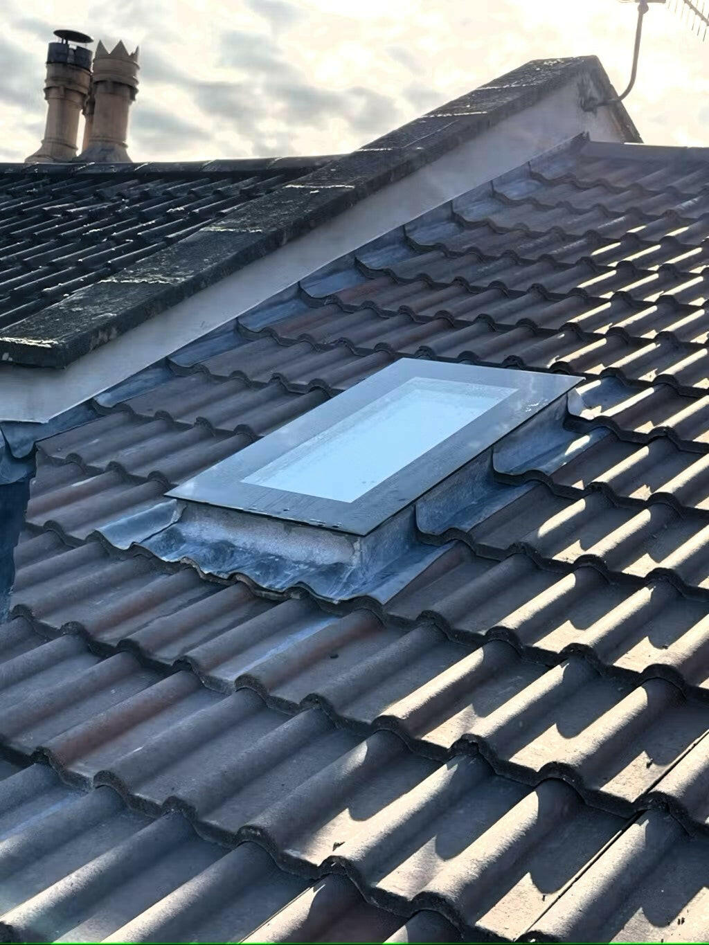1000 x 2000 mm LD Frameless Triple Glazed Pitched Roof Skylight.