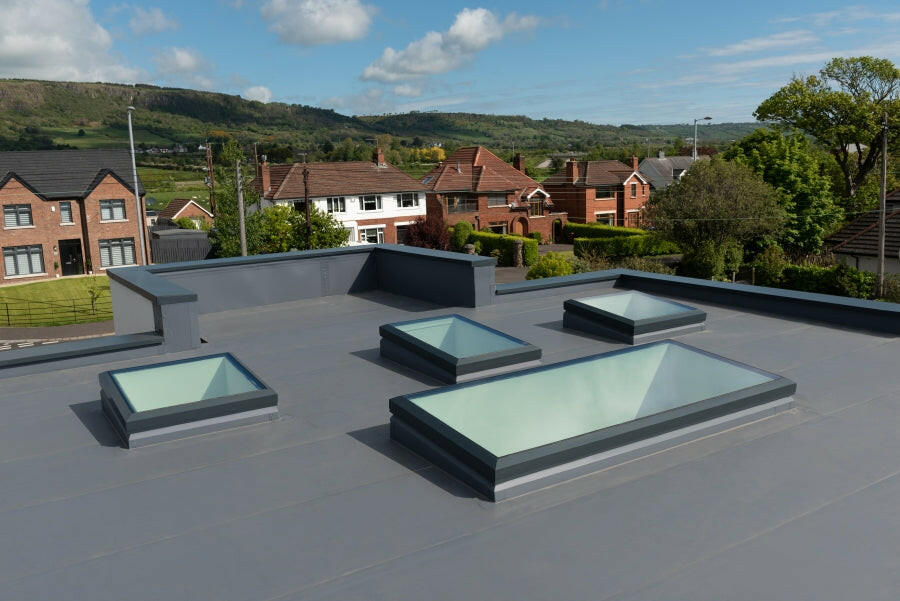 1000 x 2000 mm Electric Opening Glass Link Skylight (Premium Range).