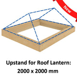 2000 x 2000 mm Insulated Upstand for Roof Lantern.