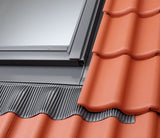 55x78 cm VELUX Pro EDW CK02 1000 Tile Flashing with Insulation | Grey Aluminium Finish.