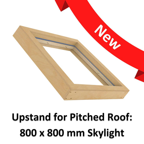800 x 800 mm Insulated Upstand for Pitched Roof Skylight.