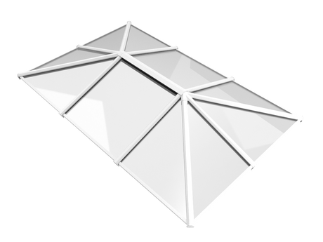 2500 x 4500 mm Stratus Aluminium Roof Lantern Style 5 (Traditional).